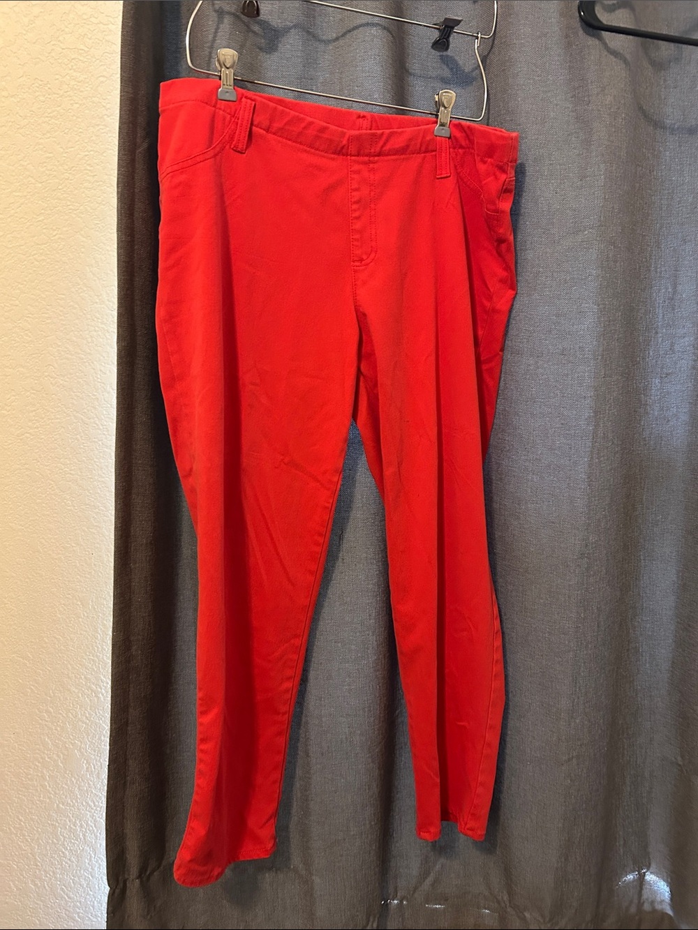 Faded Glory Red Straight Leg Pants